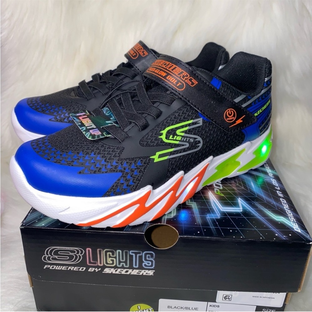 Big Boy size 4 sneakers sketchers New - Picture 6 of 8